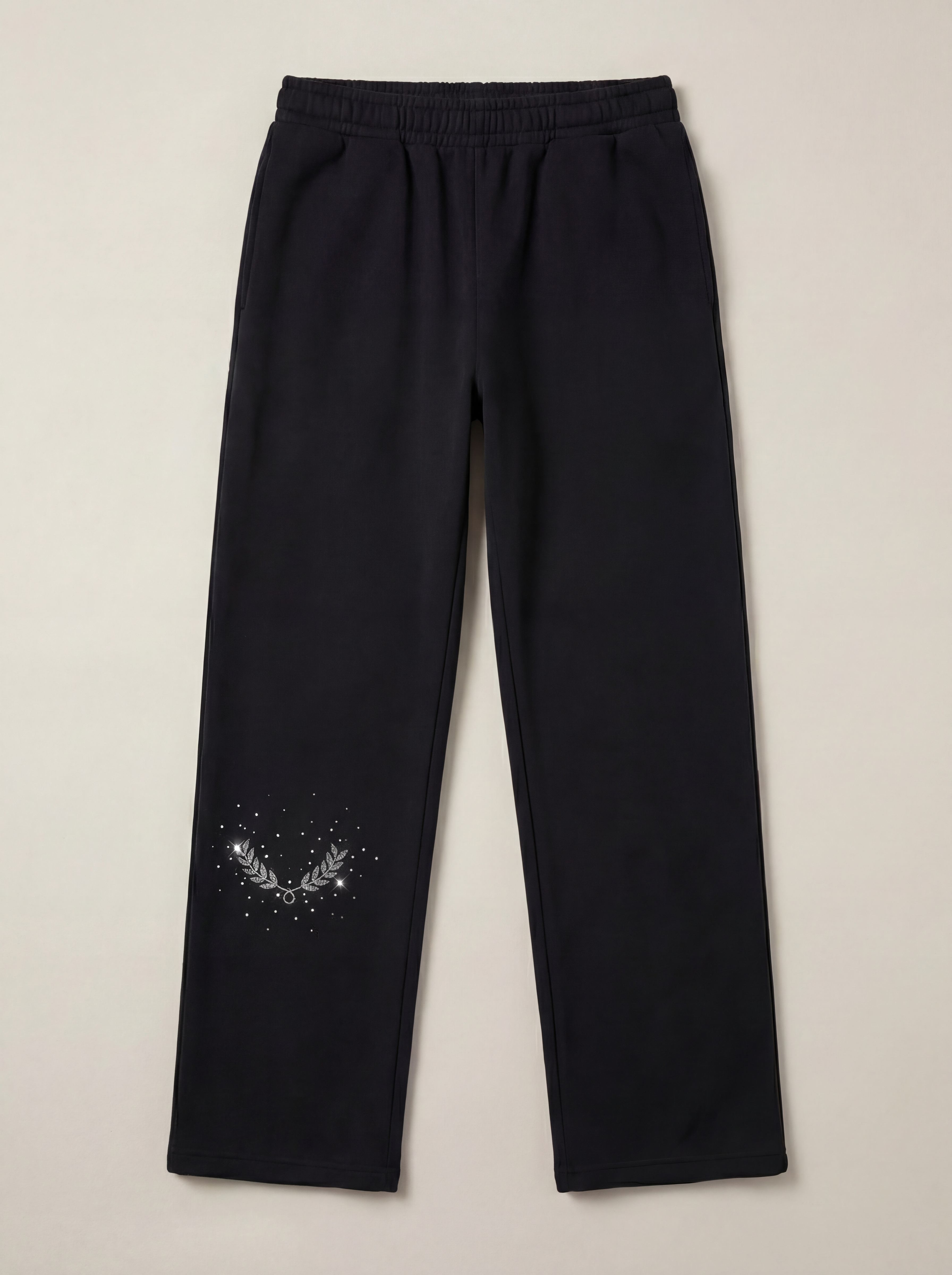 Luxe Rhinestone Sweatpants
